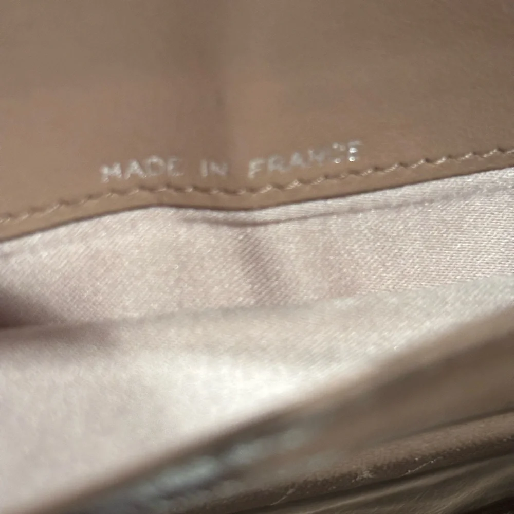 Chanel Beige Travel line Long Wallet